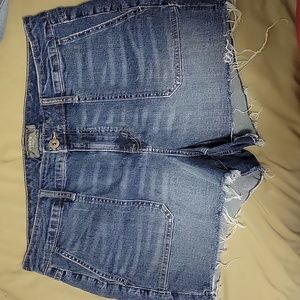 Medium blue Jean denim shorts